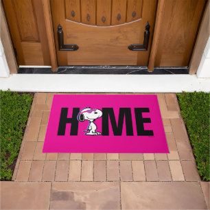 Peanuts   Snoopy Heart Sunglasses Doormat