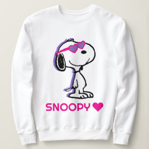 Peanuts Snoopy Heart Sunglasses Sweatshirt