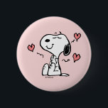 Peanuts | Snoopy Hearts 2 Inch Round Button<br><div class="desc">Check out this fun Peanuts design featuring Snoopy.</div>
