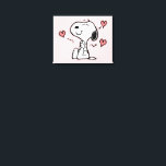 Peanuts | Snoopy Hearts Canvas Print<br><div class="desc">Check out this fun Peanuts design featuring Snoopy.</div>