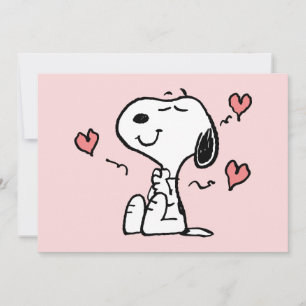 Peanuts Snoopy Hearts Card