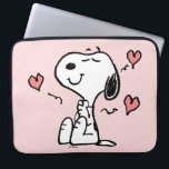Peanuts | Snoopy Hearts Laptop Sleeve<br><div class="desc">Check out this fun Peanuts design featuring Snoopy.</div>