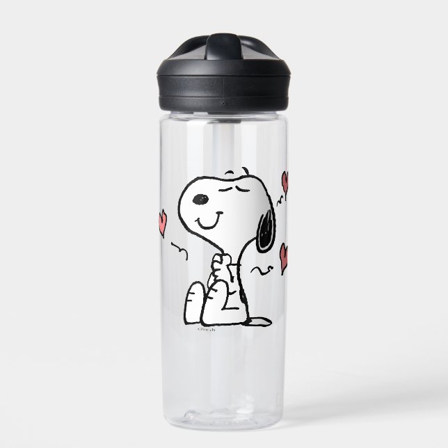 Peanuts | Snoopy Hearts Water Bottle (Front)