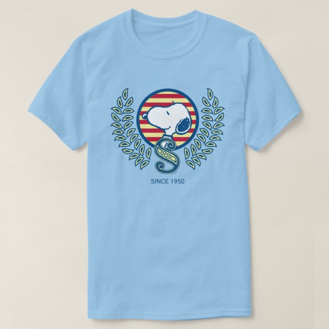 Peanuts | Snoopy Heraldry T-Shirt (Design Front)