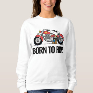 Peanuts Snoopy & His Motorcycle Sweatshirt