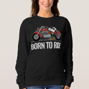 Peanuts Snoopy & His Motorcycle Sweatshirt