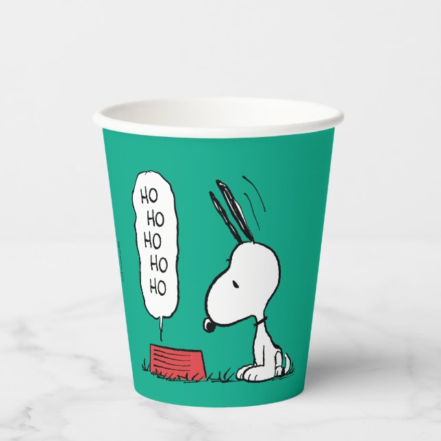 Peanuts | Snoopy Ho Ho Ho Food Dish Paper Cups (Front)
