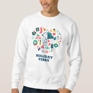 Peanuts   Snoopy Holiday Happiness Heart Sweatshirt