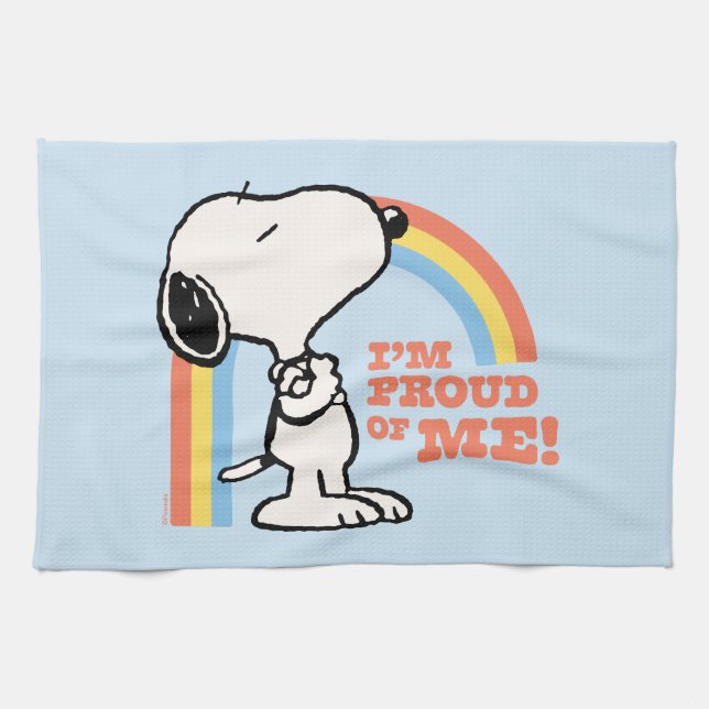 Peanuts | Snoopy I'm Proud of Me Kitchen Towel (Horizontal)