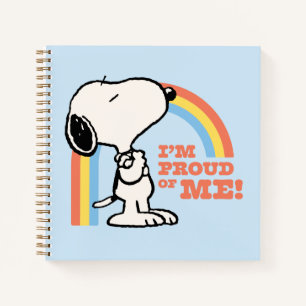 Peanuts   Snoopy I'm Proud of Me Notebook