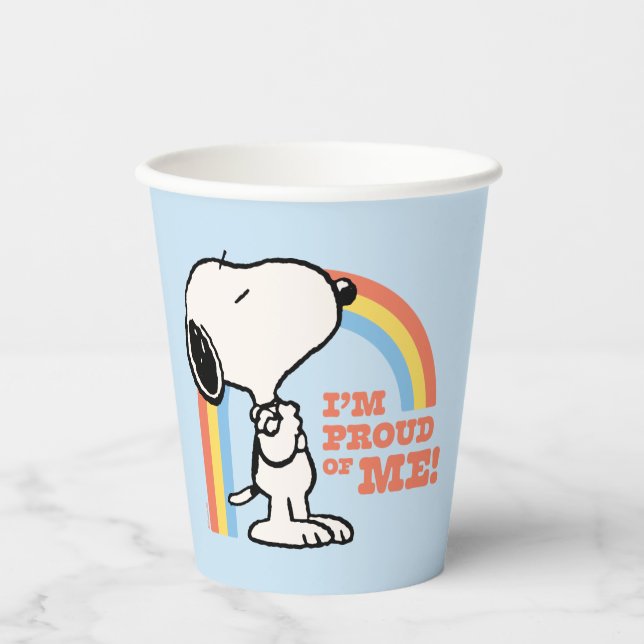 Peanuts | Snoopy I'm Proud of Me Paper Cups (Front)