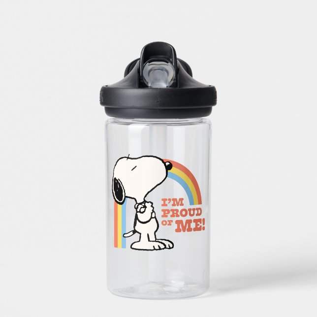 Peanuts | Snoopy I'm Proud of Me Water Bottle (Front)