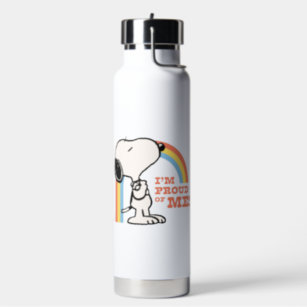 Peanuts   Snoopy I'm Proud of Me Water Bottle