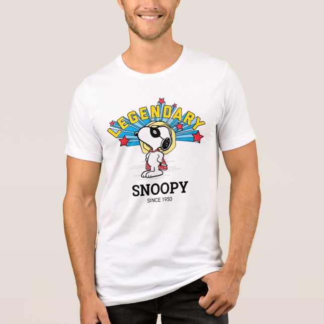 Peanuts | Snoopy is Legendary Tri-Blend Shirt (Front)