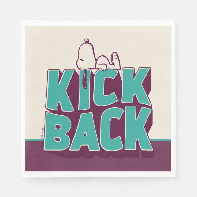Peanuts | Snoopy Kickback Napkin (Front)