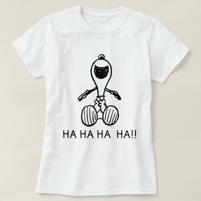 Peanuts | Snoopy Laughs T-Shirt (Design Front)