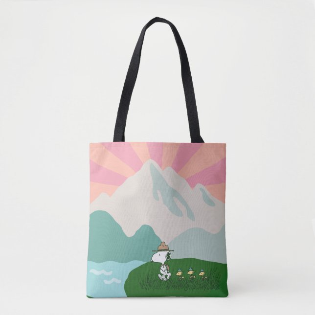 Peanuts | Snoopy Leader of the Pack Tote Bag (Front)