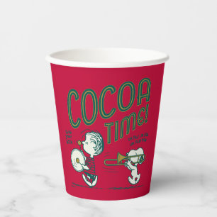 Peanuts   Snoopy & Linus Cocoa Time Paper Cups