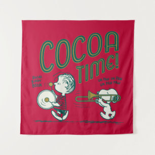 Peanuts   Snoopy & Linus Cocoa Time Tapestry