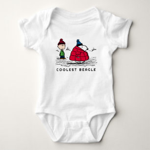 Peanuts   Snoopy & Linus Down Filled Jacket Baby Bodysuit