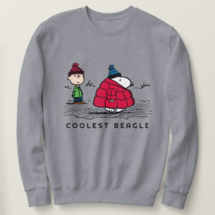 Peanuts Snoopy & Linus Down Filled Jacket Sweatshirt