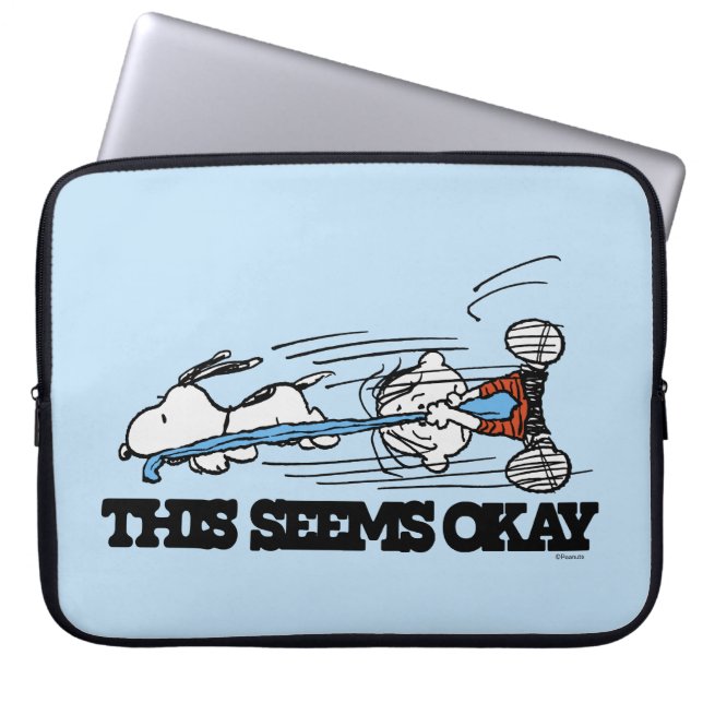Peanuts | Snoopy & Linus Laptop Sleeve (Front)