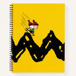Peanuts   Snoopy & Linus Sled Ride Notebook