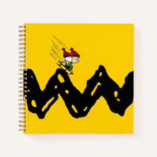 Peanuts   Snoopy & Linus Sled Ride Notebook