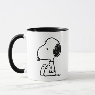 Peanuts Snoopy Looking Down Mug