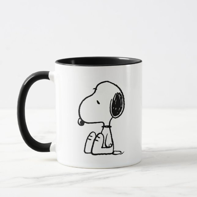 Peanuts | Snoopy Looking Down Mug (Left)