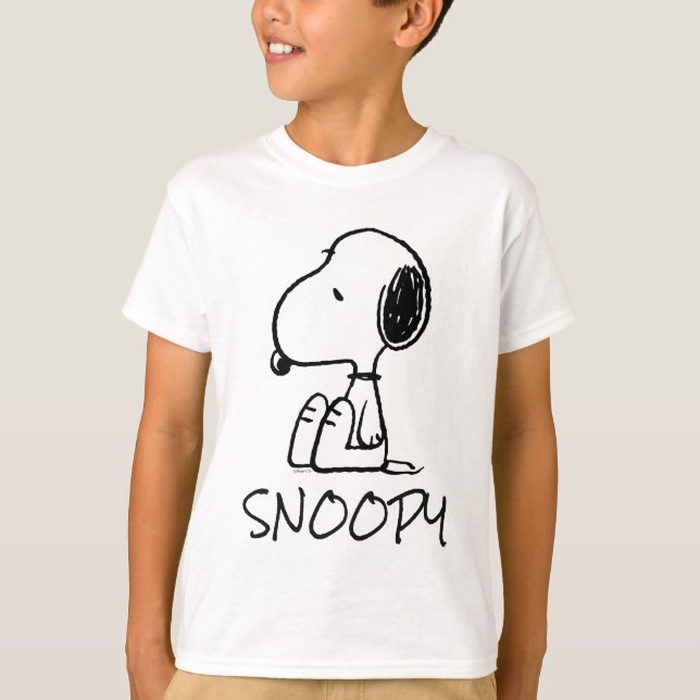 Peanuts | Snoopy Looking Down T-Shirt (Front)