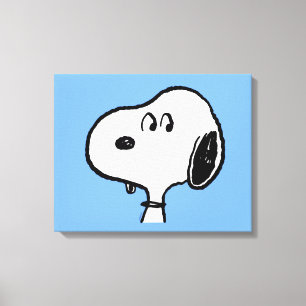 Peanuts   Snoopy Looks Canvas Print