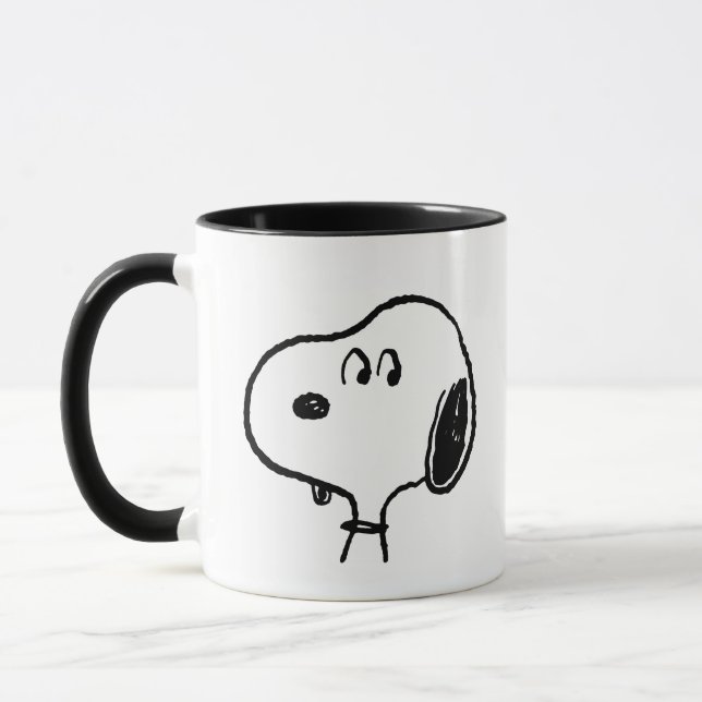 Peanuts | Snoopy Looks Mug (Left)