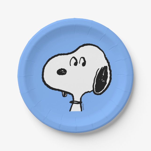 Peanuts | Snoopy Looks Paper Plate (Front)