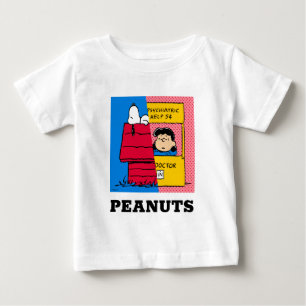 Peanuts   Snoopy & Lucy Half & Half Baby T-Shirt