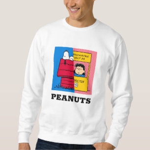 Peanuts Snoopy & Lucy Half & Half Sweatshirt