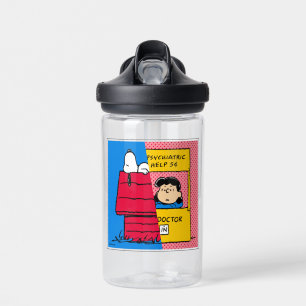 Peanuts   Snoopy & Lucy Half & Half Water Bottle