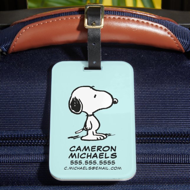Peanuts | Snoopy Luggage Tag (Front Insitu 2)