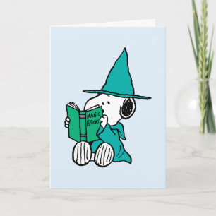 Peanuts Snoopy Magic Potions Halloween Card