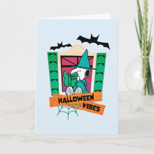 Peanuts Snoopy Magic Potions Halloween Card