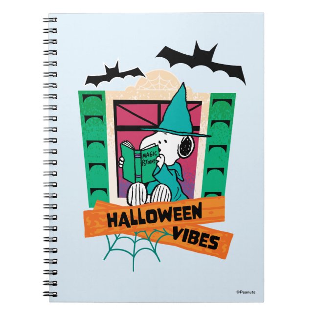 Peanuts Snoopy Magic Potions Halloween Notebook (Front)