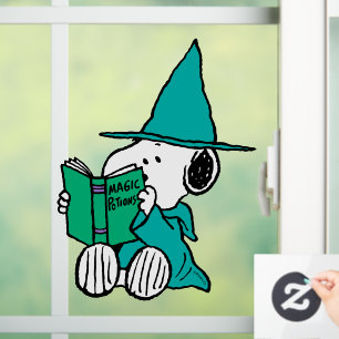 Peanuts Snoopy Magic Potions Halloween Window Cling