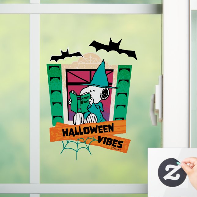 Peanuts Snoopy Magic Potions Halloween Window Cling (Home)