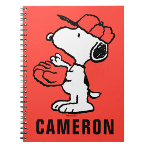 Peanuts   Snoopy Making the Catch Notebook