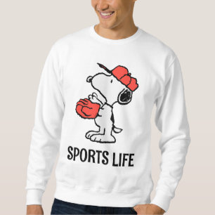 Peanuts Snoopy Making the Catch Sweatshirt