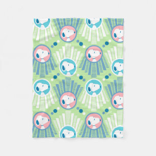 Peanuts Snoopy Mint Green Deco Dreams Fleece Blanket