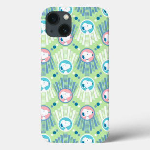 Peanuts   Snoopy Mint Green Deco Dreams Pattern iPhone 13 Case