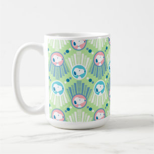 Peanuts Snoopy Mint Green Deco Dreams Pattern Coffee Mug