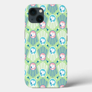 Peanuts   Snoopy Mint Green Deco Dreams Pattern iPhone 13 Case