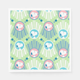 Peanuts   Snoopy Mint Green Deco Dreams Pattern Napkin